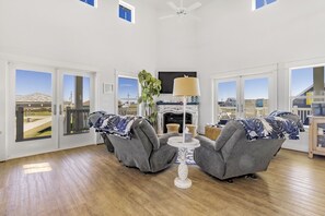 House, 4 Bedrooms | Living area | TV, DVD player - The North Shore 4 Bedroom Home (Port Bolivar)