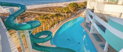 Indoor pool, outdoor pool