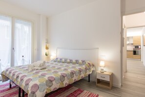 Apartment, 1 Bedroom | 1 bedroom, desk, iron/ironing board, free cots/infant beds