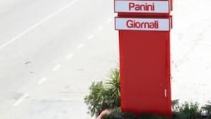 A hotel sign with amenities listed: Ristorante, Bar, Panini, and Giornali. - Hotel Mistef (Falerna)