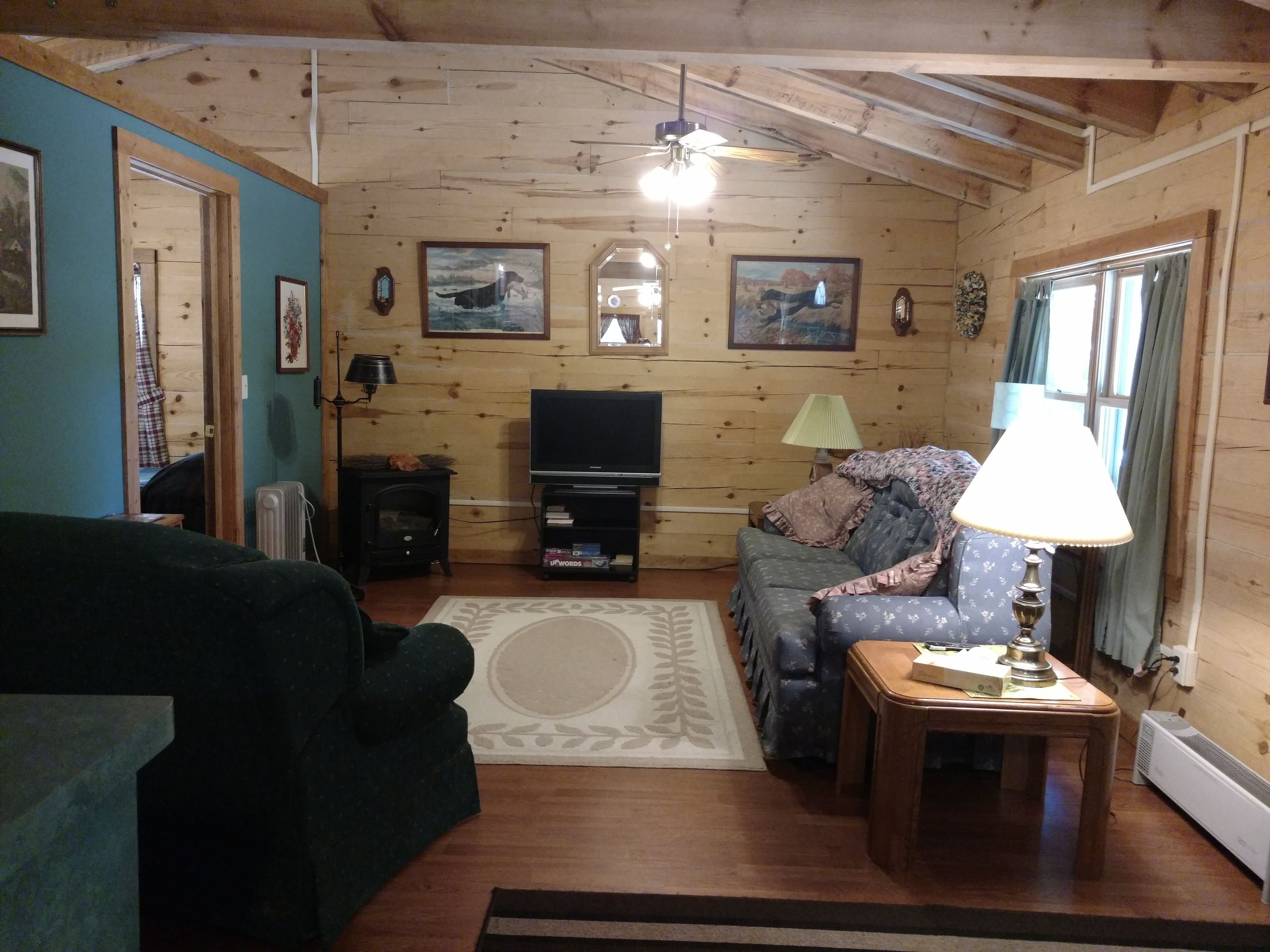 Family Cabin | Living room | Flat-screen TV