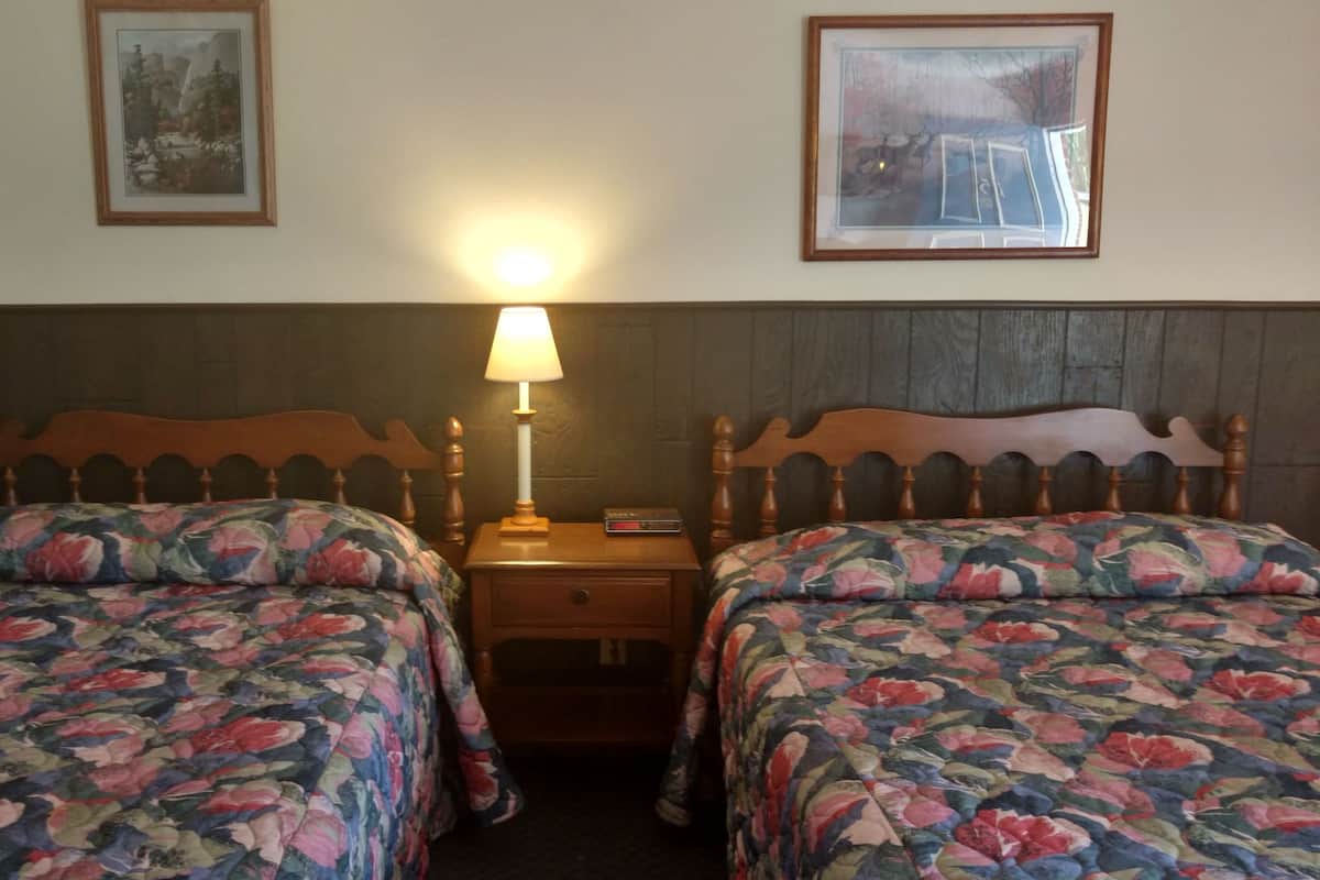 Double Room, 2 Double Beds | Individually decorated, individually furnished, free rollaway beds