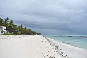 En la playa 