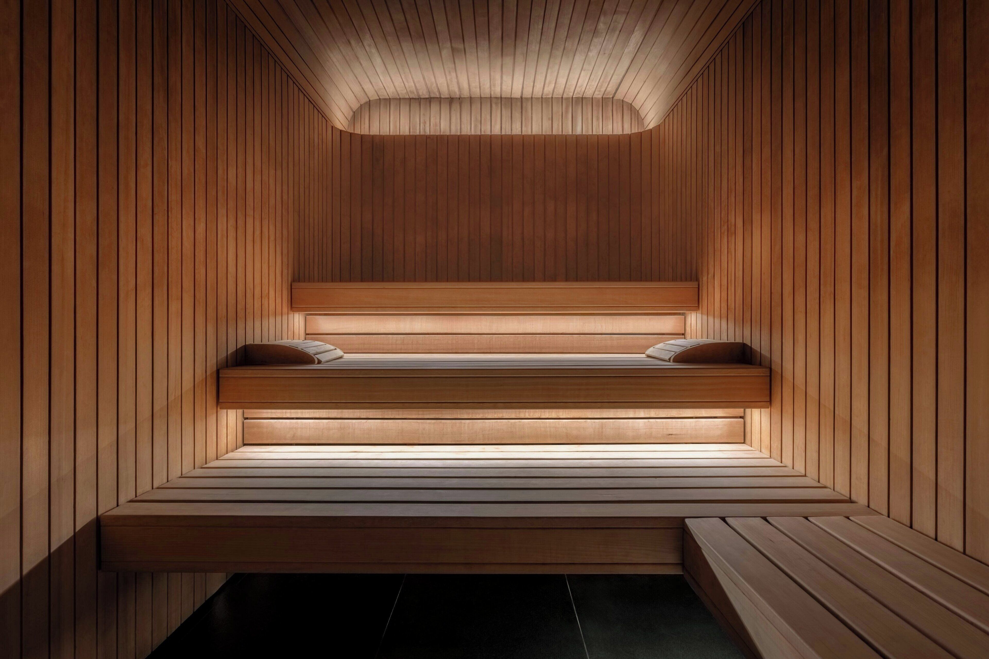 Un sauna, baño turco, exfoliaciones corporales, tratamientos faciales