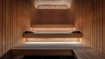 Un sauna, baño turco, exfoliaciones corporales, tratamientos faciales