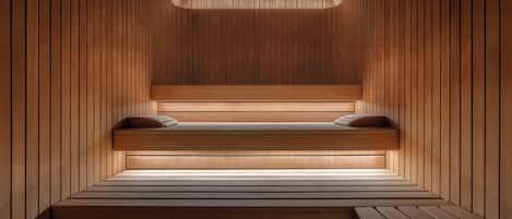 Sauna, hammam, gommages corporels, soins du visage, 4 salles de soins