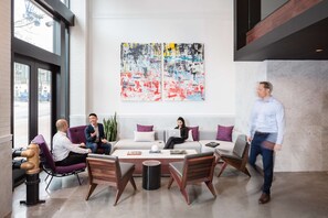 Sitteområde i lobbyen