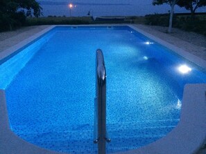 pool by night