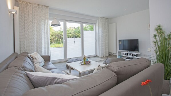 Televisión, reproductor de DVD y estéreo 