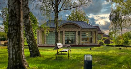 Haus am Seeufer mit 360° Blick, mit Kanu, kaum frequentierte Badestelle