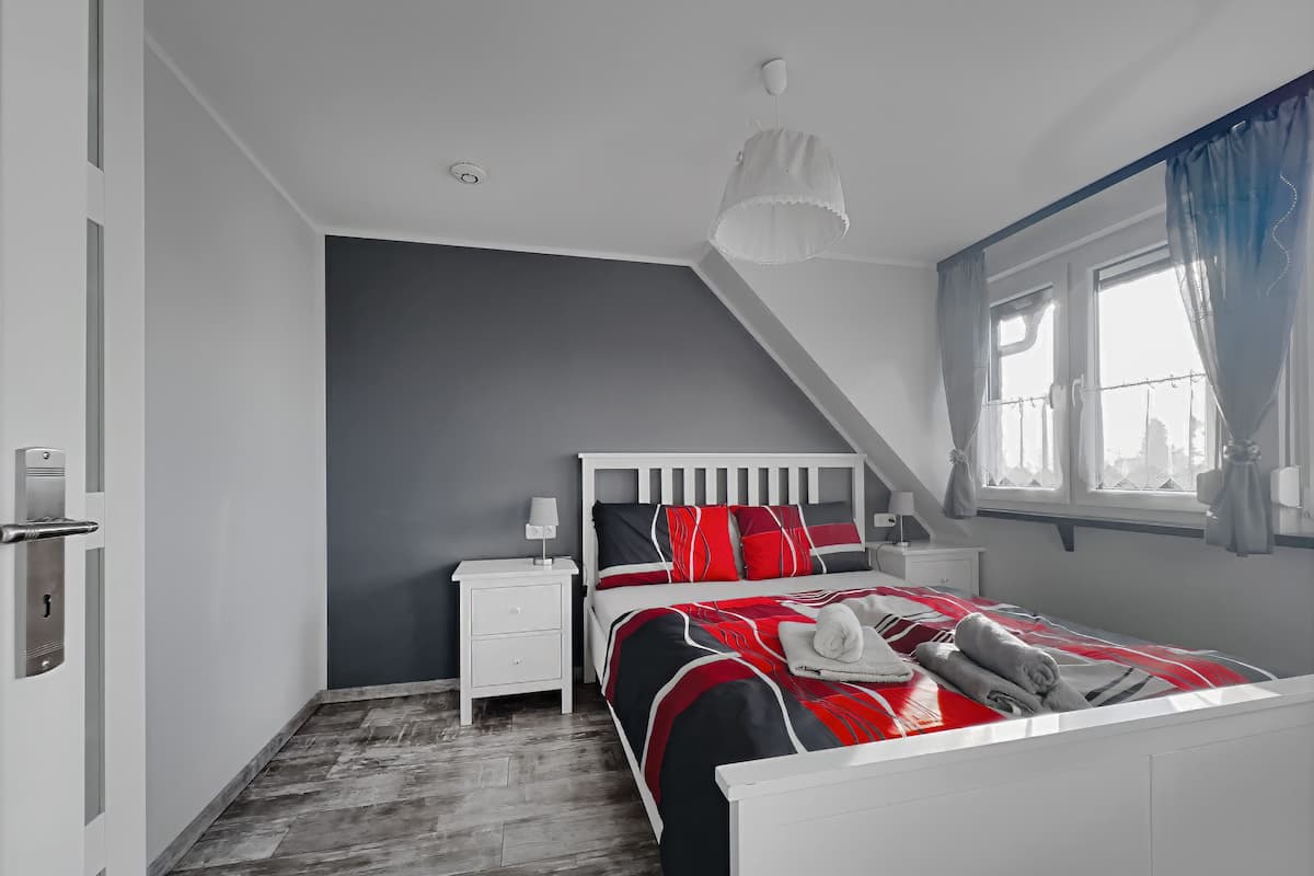 Apartment, Gartenblick (6) | Schallisolierte Zimmer, Bügeleisen/Bügelbrett, kostenloses WLAN