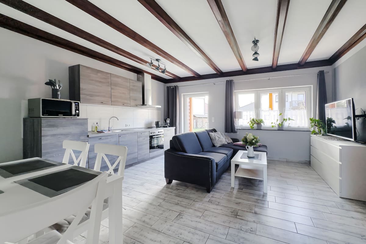 Apartment (8) | Wohnbereich | Flachbildfernseher, Fußbodenheizung