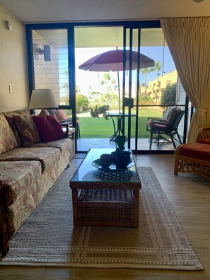 Smart TV, table football, ping pong, books