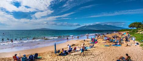 Liegestühle, Strandtücher