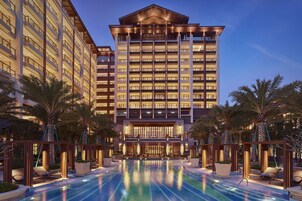 Outdoor pool, open 6:30 AM to 10 PM, pool umbrellas, sun loungers