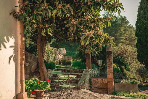 Masia Mas d'en Giralt. 1722 Katalanisches Bauernhaus in der Nähe des Meeres in Sitges & BCN 