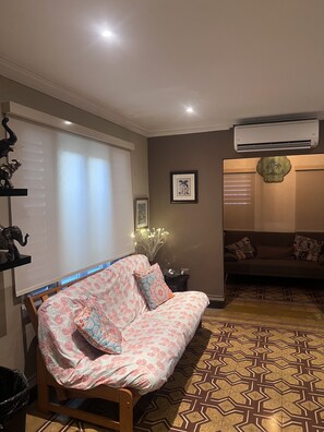 LED TV, DVD player, books