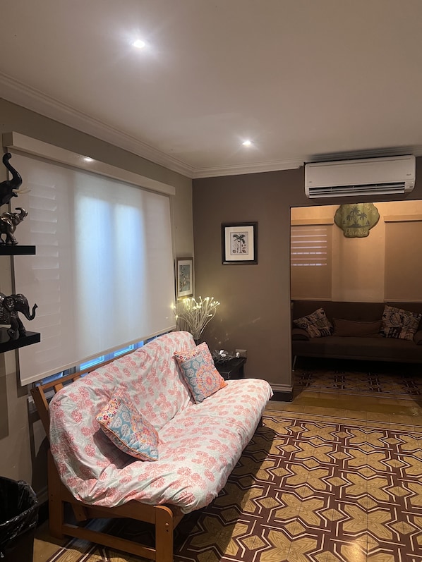 LED TV, DVD player, books