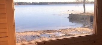 Holiday home Sweden by the lake bolmen with sauna, fireplace and boat