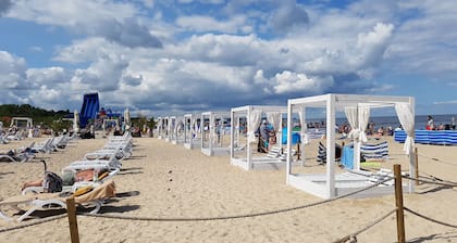 Swinemünde - Studio-Appartement / in 3 min,150 m zum Strand, Zentrale Lage...