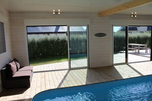 Indoor pool, a heated pool