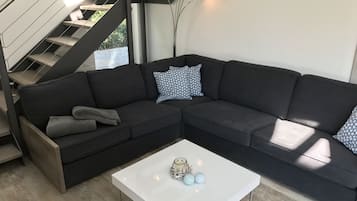 TV, DVD player, stereo