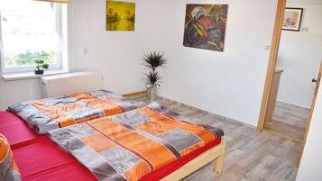 1 bedroom, iron/ironing board, travel crib, free WiFi