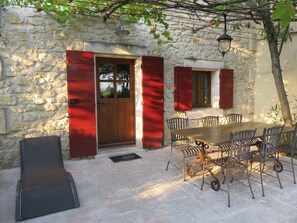 Terrasse du gîte