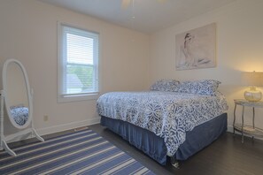 4 bedrooms, iron/ironing board, travel crib, WiFi