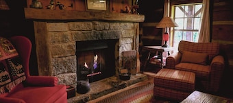 Modern comforts in an 1860's log cabin nestled in the Appalachian Foothills.
