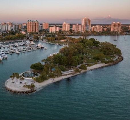 Marina. Very tropical, private and peaceful, short walk to everything happening downtown