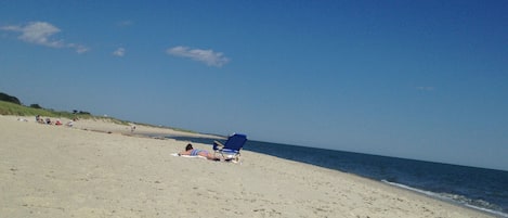 Sun-loungers, beach towels