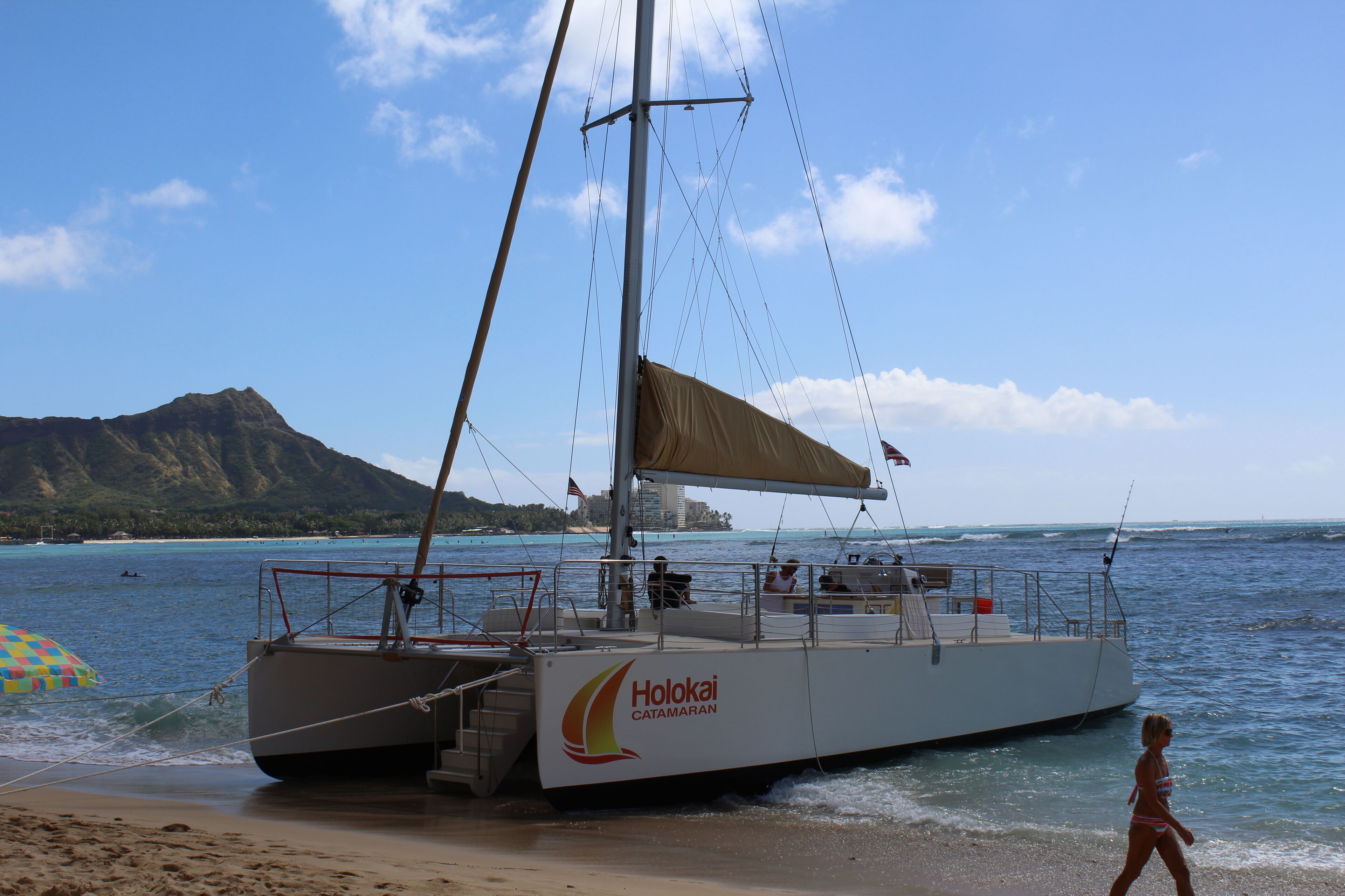 Sun loungers, beach towels