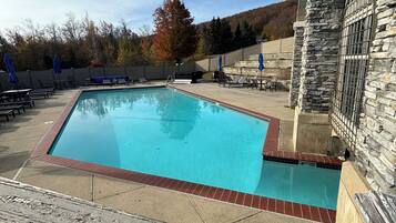 Indoor pool, outdoor pool