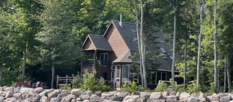 Lake Superior Vacation Home near Pictured Rocks view of AuTrain and Grand Island