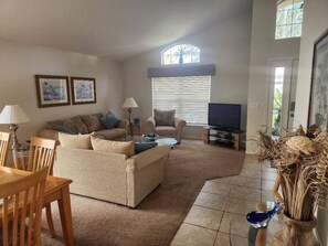 Smart TV, DVD player, stereo