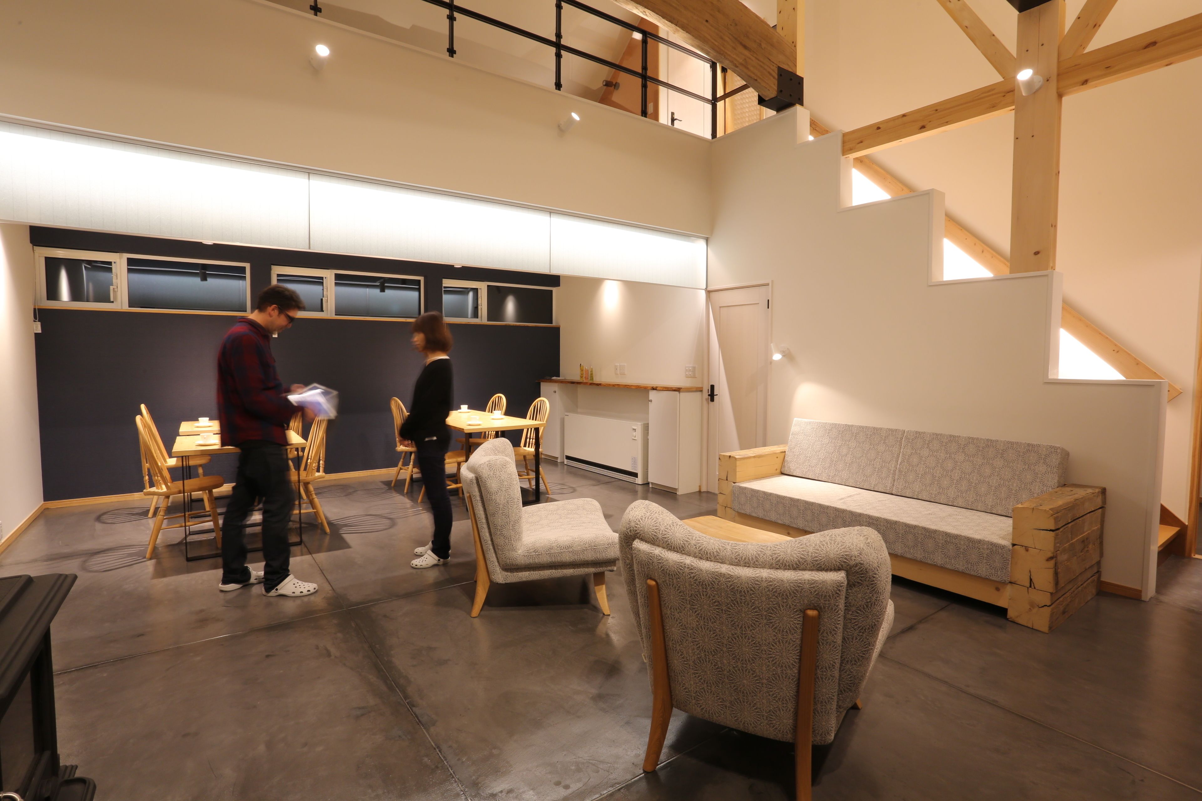 Sala de estar en el lobby