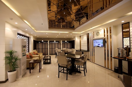 Sala de estar en el lobby