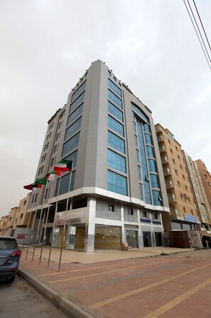 Voorkant van accommodatie