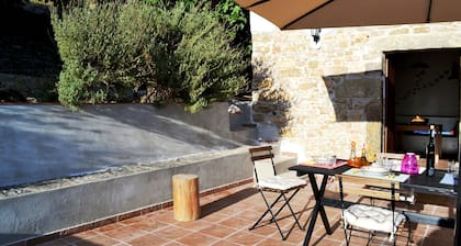 la maison dans le vignoble, maison de campagne raffinée