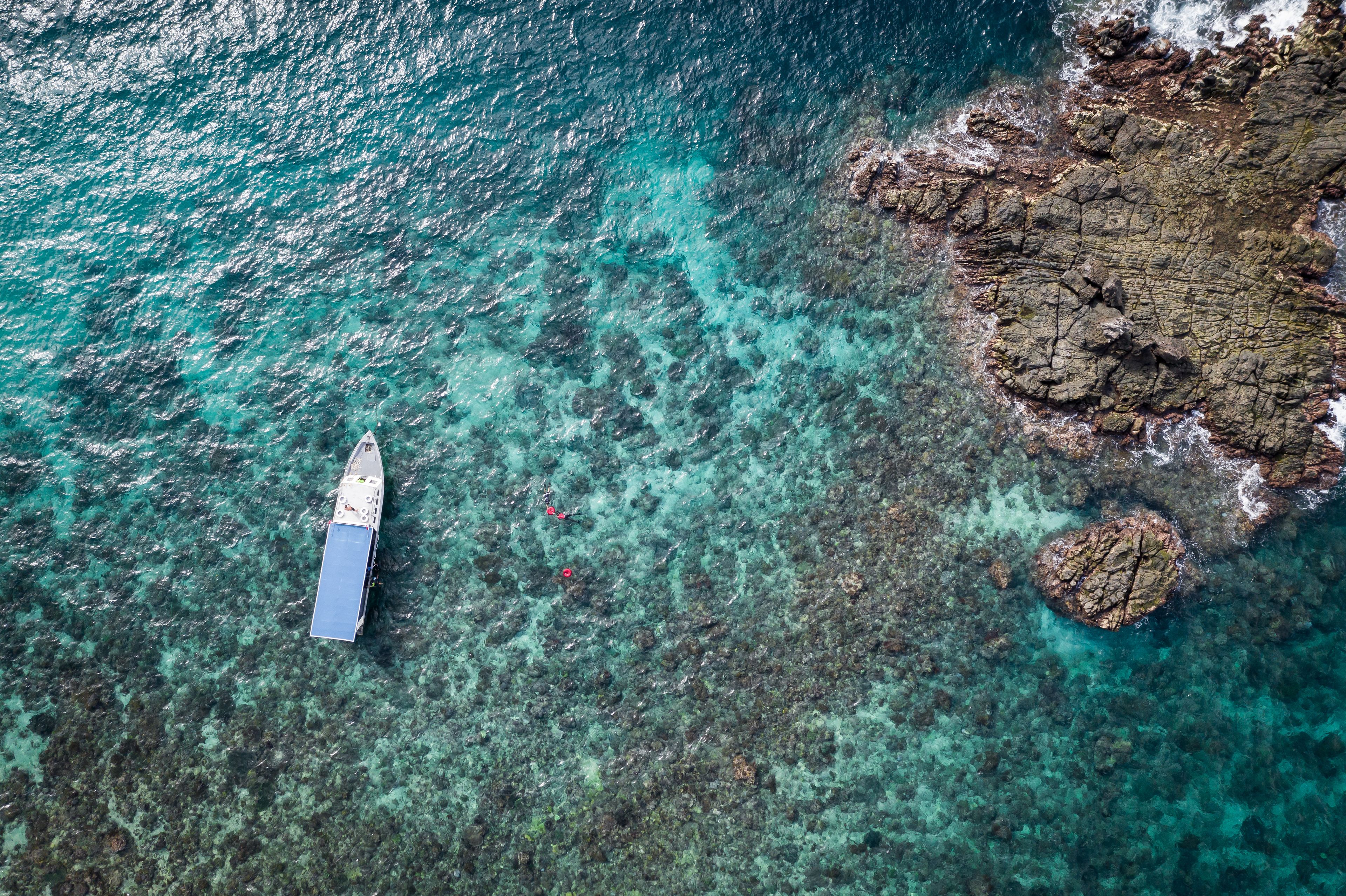 Uitzicht op strand/zee