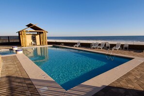 Indoor pool, a heated pool