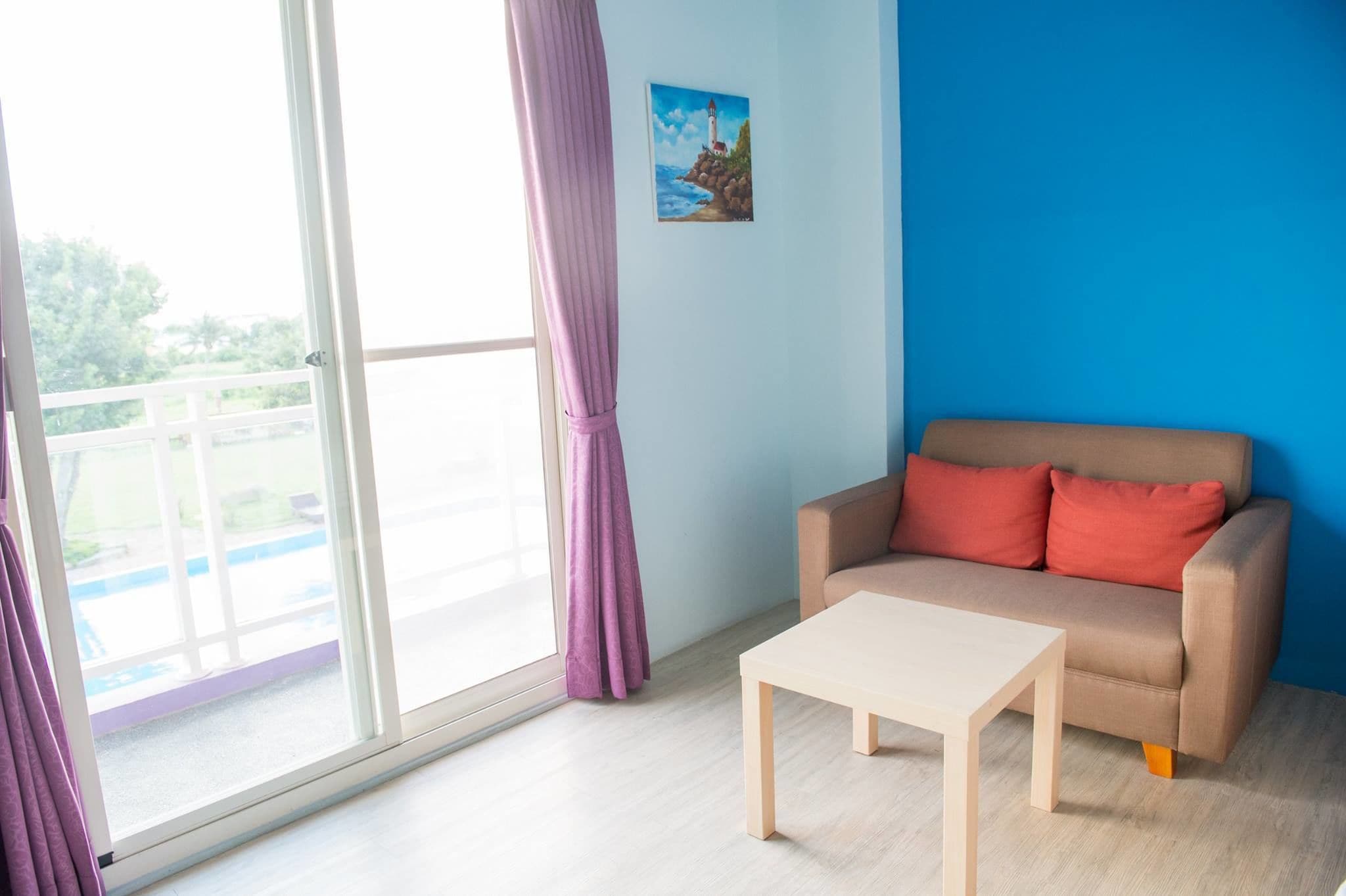 Classic-Doppelzimmer | Wohnbereich | LCD-Fernseher