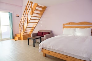 家庭房 | 免费 WiFi、床单