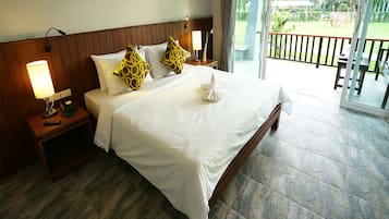 Bungalow | Hochwertige Bettwaren, Minibar, Zimmersafe, Schreibtisch