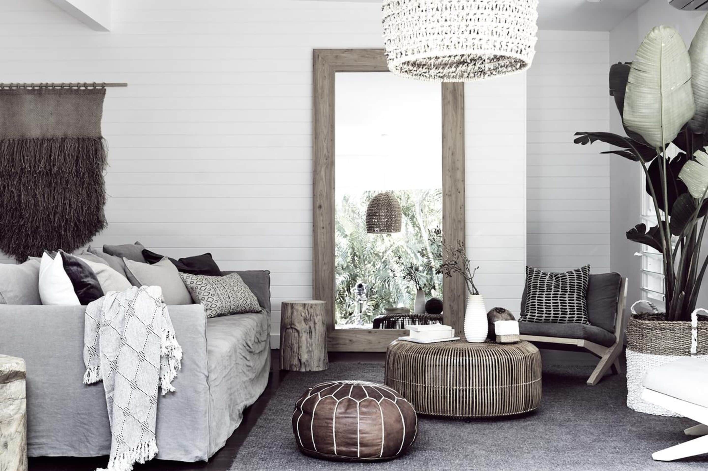 the cottage at the bower | living area | 50-inch flat-screen tv with digital channels