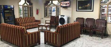 Sala de estar en el lobby