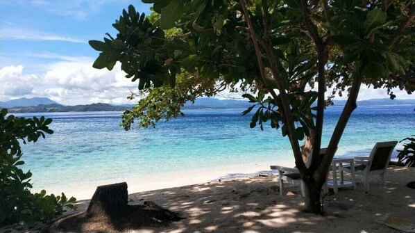 Vue sur la plage/l’océan