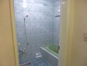 Economy Double Room | Bathroom | Separate bathtub and shower, deep-soaking bathtub, free toiletries