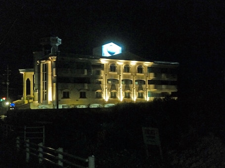 Front of property - evening/night. Hotel Shalala